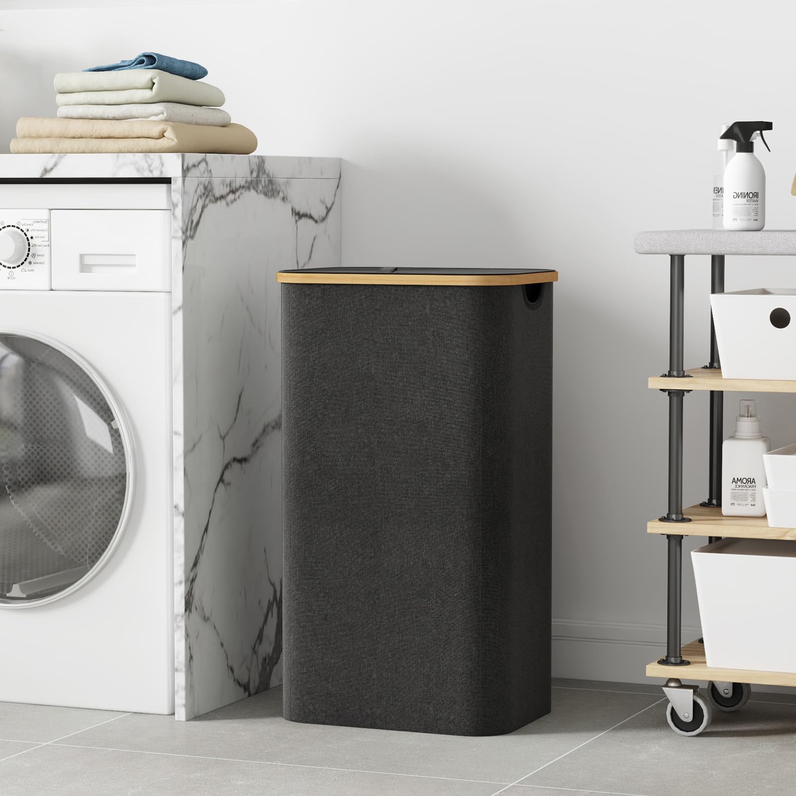 Lifewit sturdy carry handles for comfortable room-to-room transport