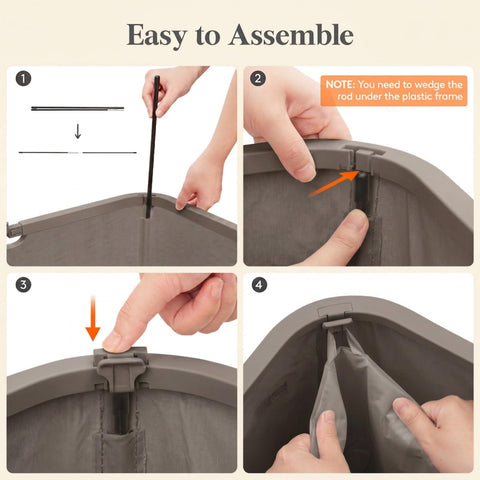 Lifewit fabric and stitching close-up demonstrating tear-resistant durability