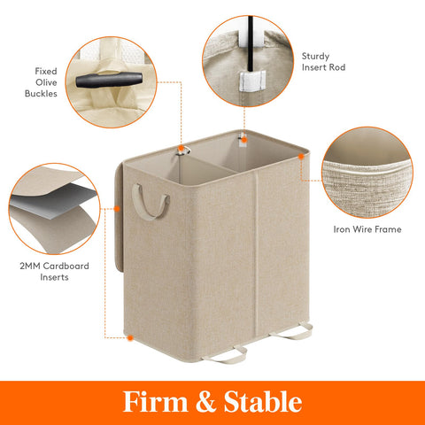 Lifewit open lid showing easy access and concealed laundry benefit