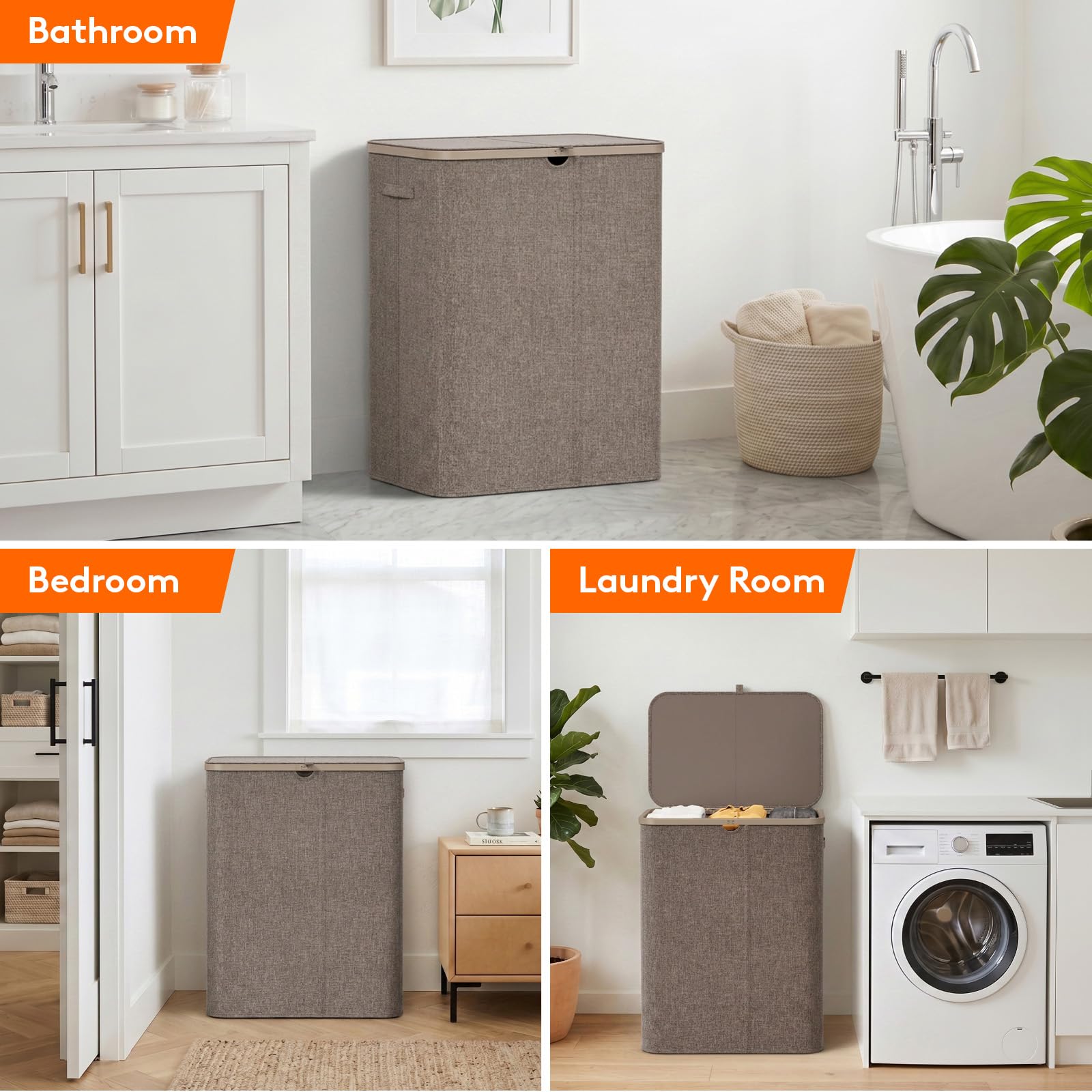 Lifewit placed in a bathroom to show neat, stylish organization