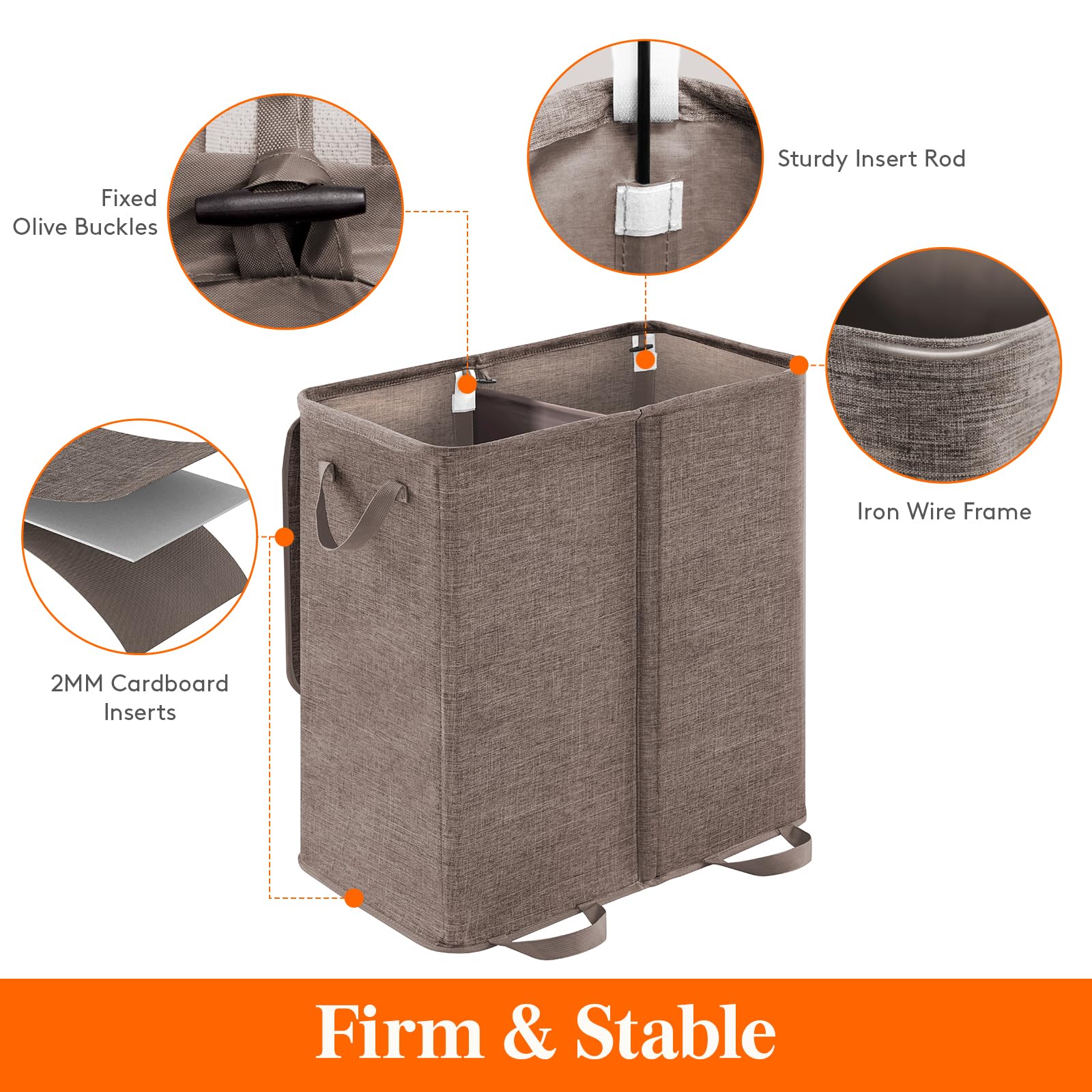 Lifewit open lid revealing separate compartments for quick sorting benefit