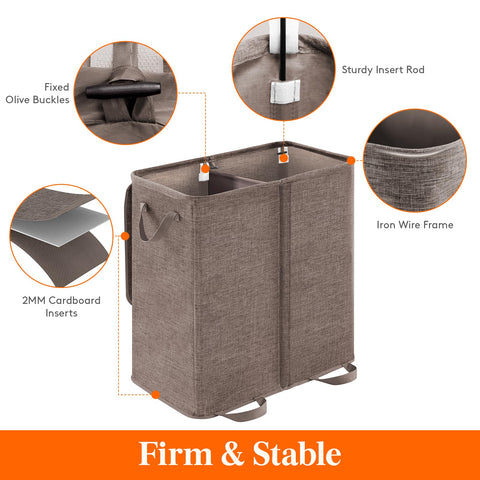 Lifewit open lid revealing separate compartments for quick sorting benefit