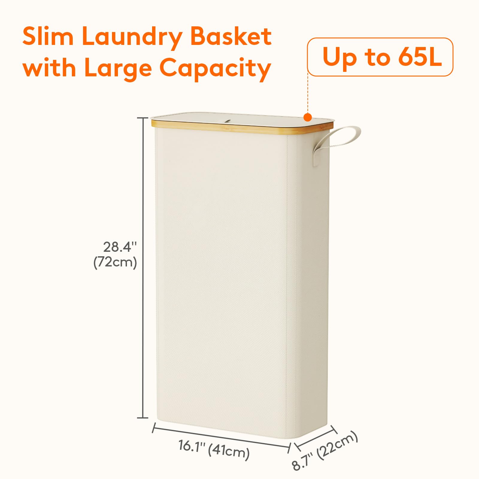 Lifewit laundry hamper open with lid lifted keeping clothes concealed and odor reduced