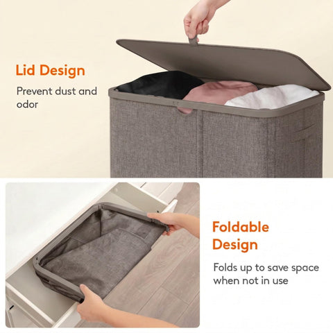 Lifewit with laundry items for size comparison and capacity visualization