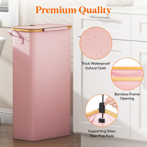 Lifewit next to washer showing narrow fit and space-saving advantage