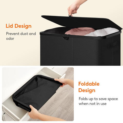 Lifewit next to a washer demonstrating scale and capacity benefit
