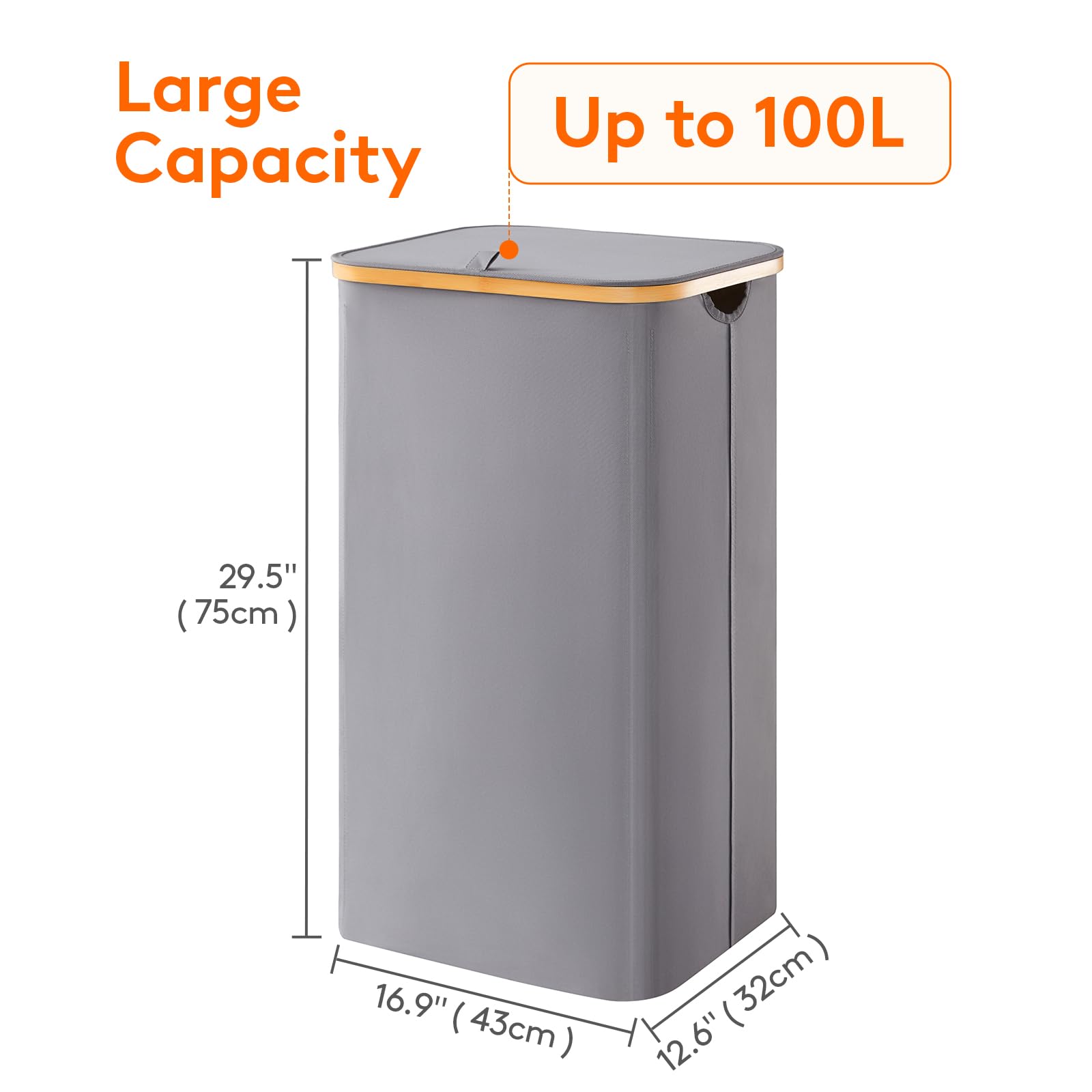 Lifewit side view with handles showing comfortable carry and mobility
