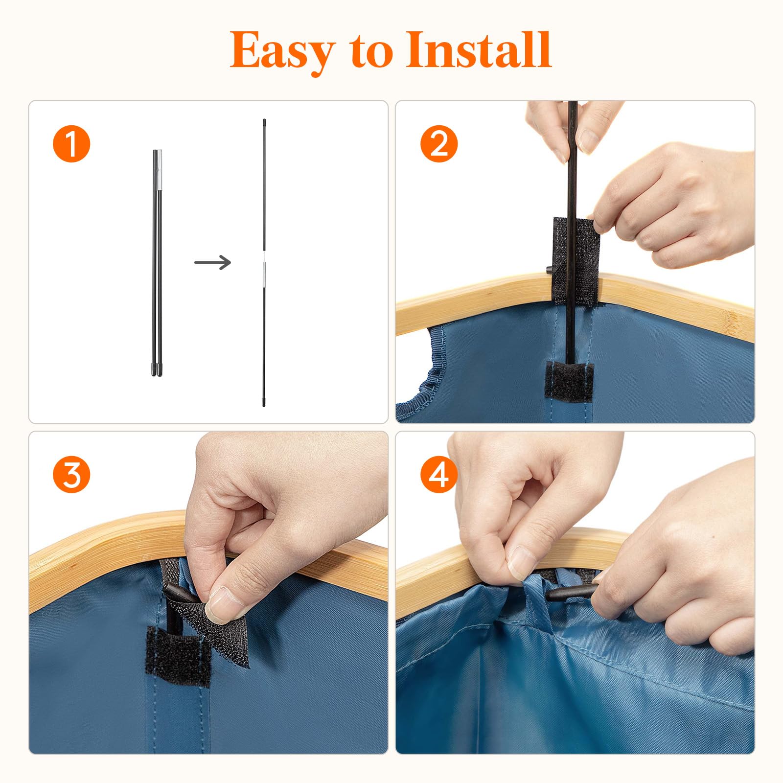 Lifewit sewn handles and reinforced stitching for steady, comfortable carrying