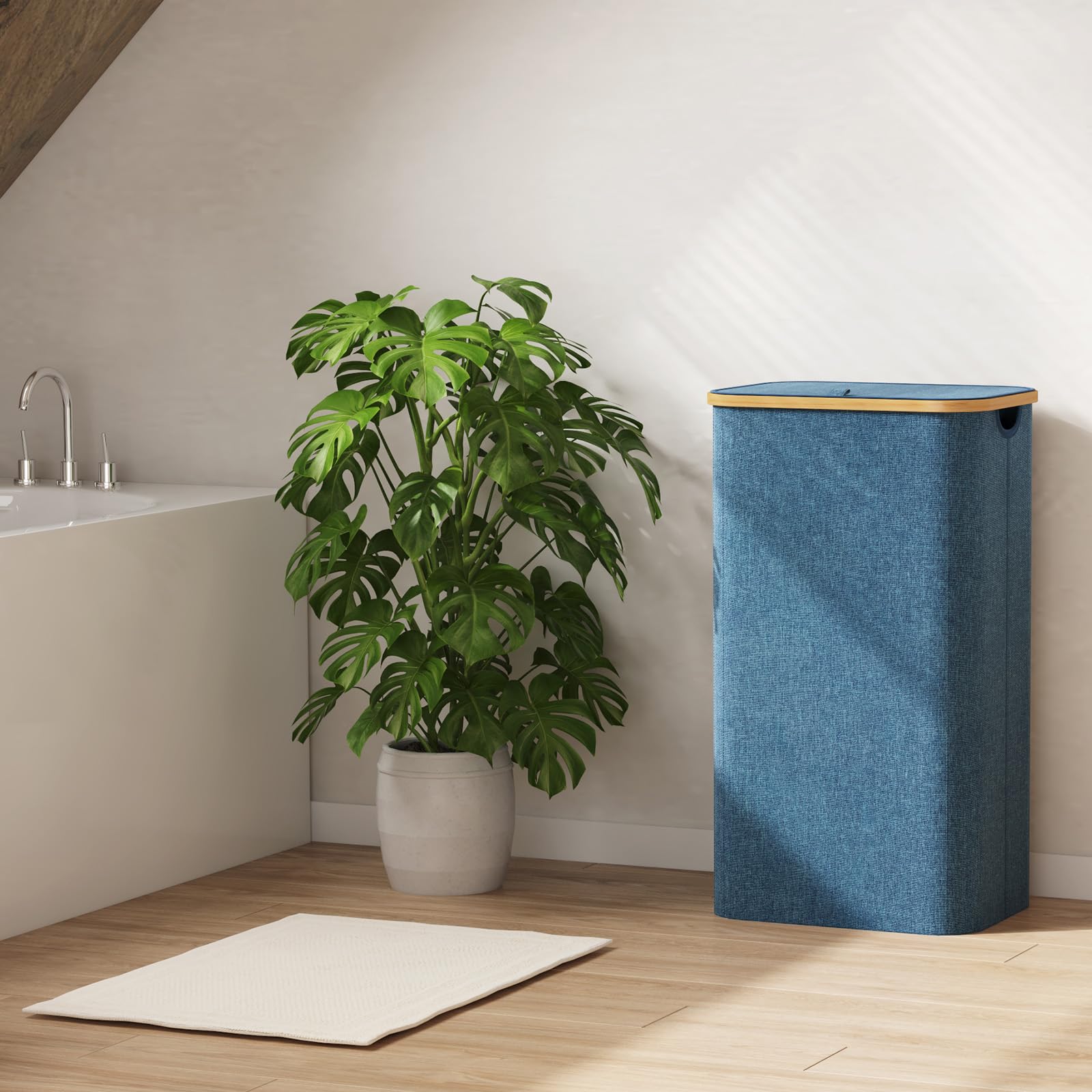 Lifewit placed in bathroom showing tidy organization and decor-friendly design