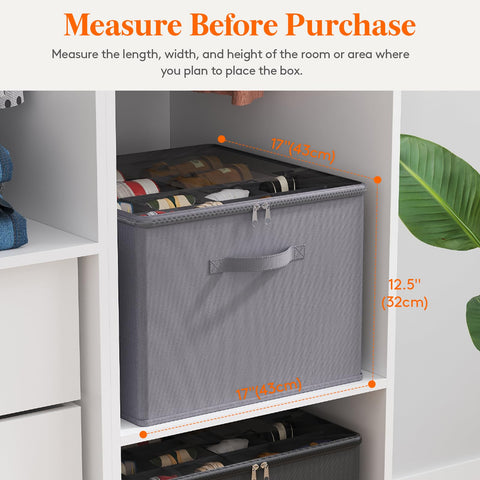 Lifewit organizer placed on closet shelf demonstrating tidy shoe storage