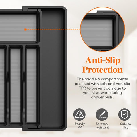 Lifewit installed inside a kitchen drawer demonstrating tidy storage and accessibility