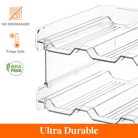 Lifewit shelves inside refrigerator chilling drinks and saving space