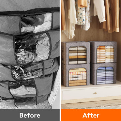 Lifewit interior with folded clothes showing wrinkle-free protection benefit