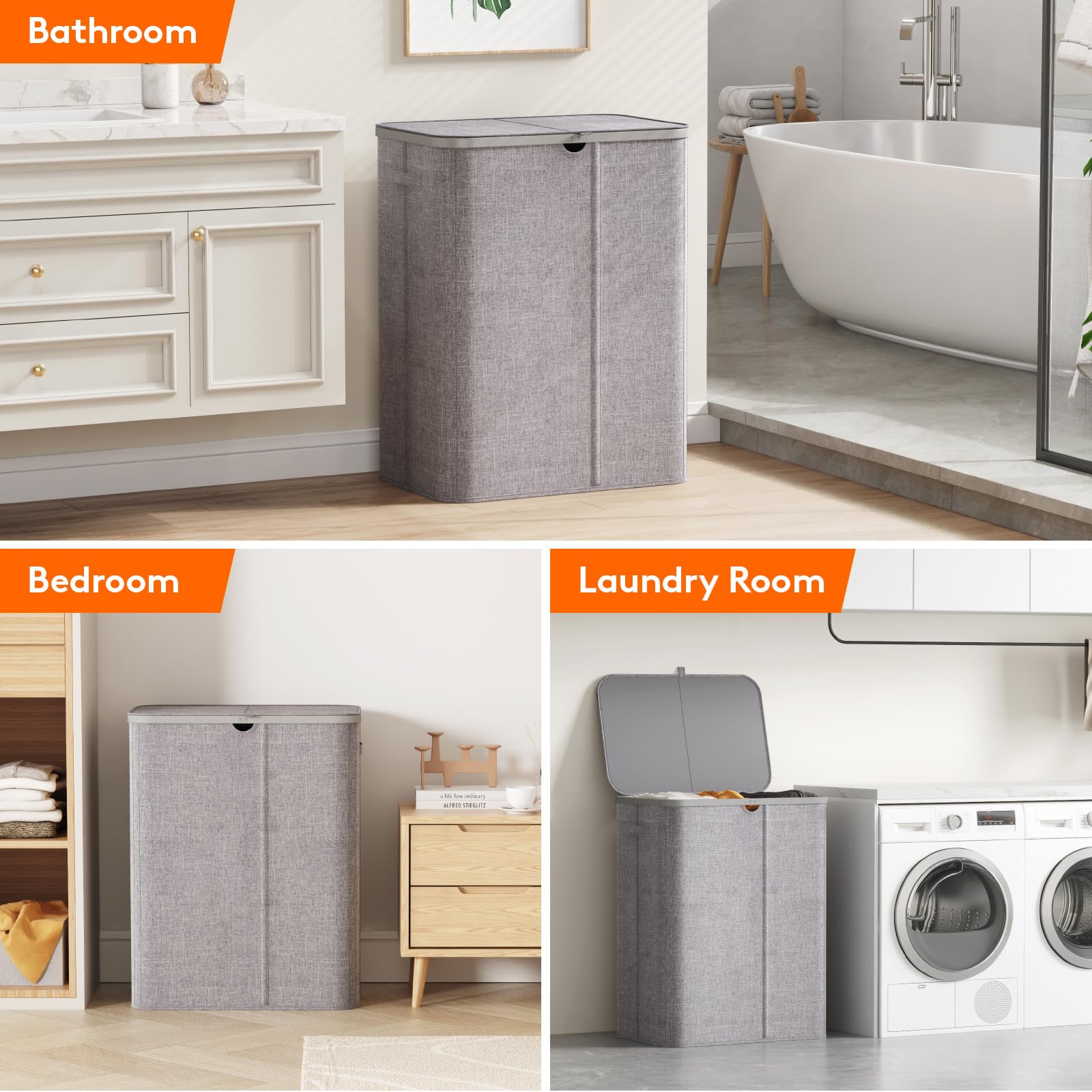 Lifewit interior with clothes showing generous 185L capacity and organization