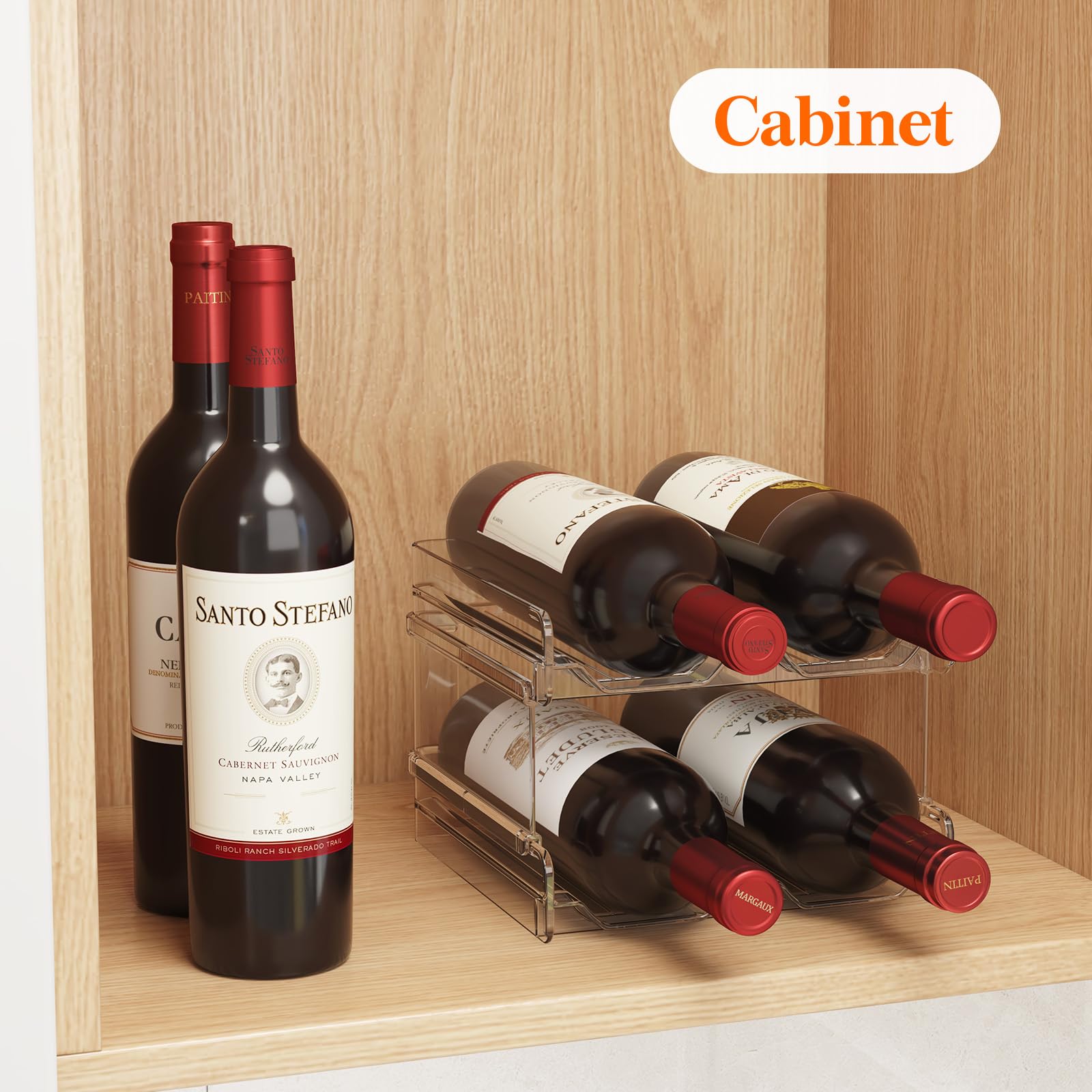 Lifewit on kitchen counter lifestyle scene shows tidy storage benefit