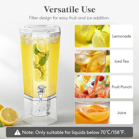Lifewit acrylic chalk label displayed showing easy drink identification benefit