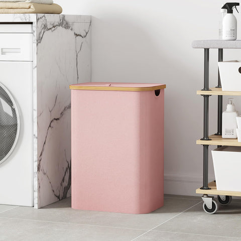 Lifewit lid-closed detail keeping laundry hidden and reducing odors