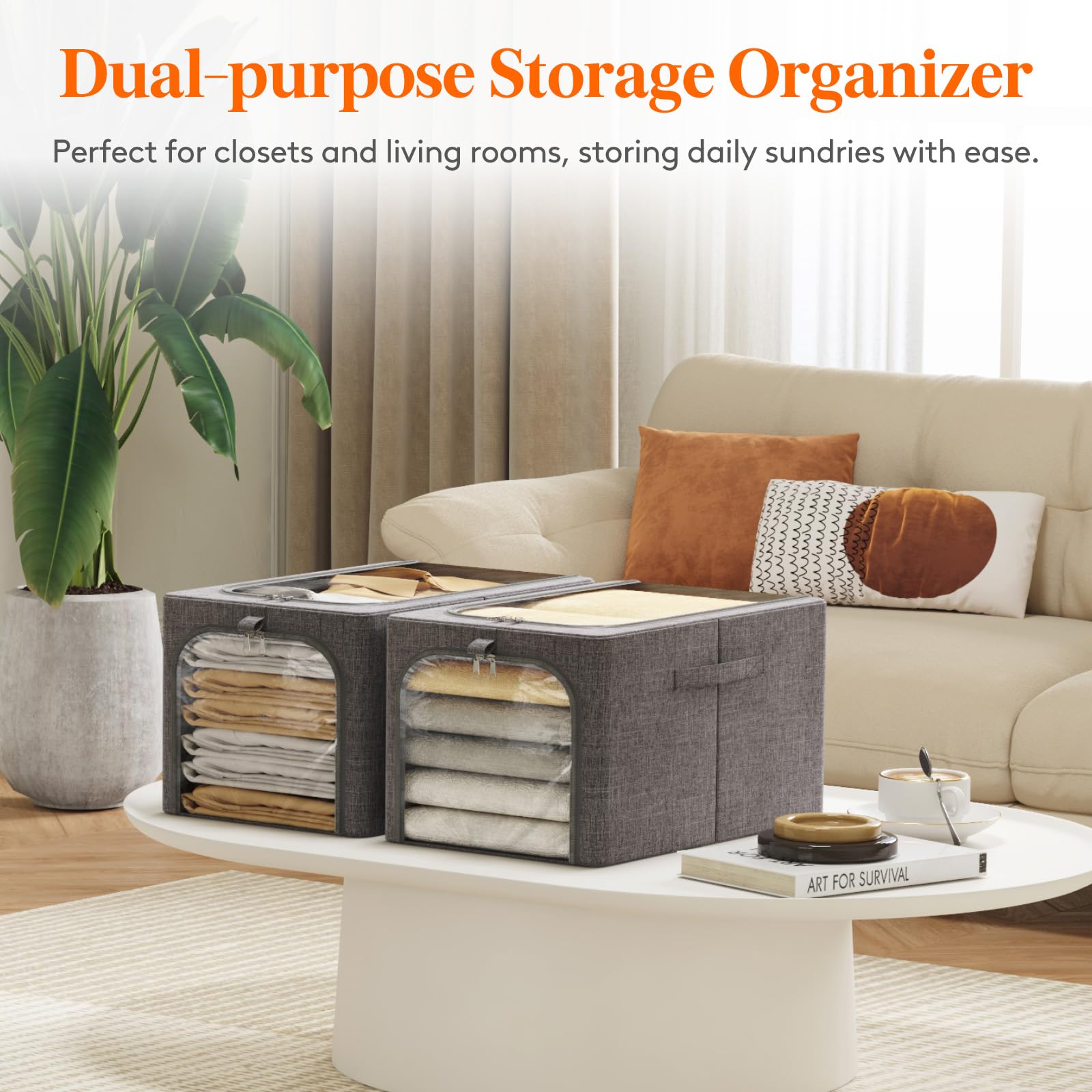 Lifewit lifestyle scene in bedroom illustrating tidy home organization