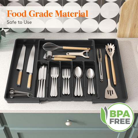 Lifewit used in bathroom drawer to organize cosmetics and grooming tools