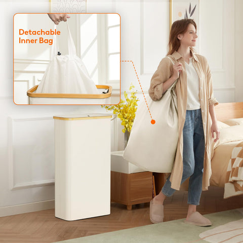 Lifewit removable inner bag shown lifted out for easy carry and machine washing
