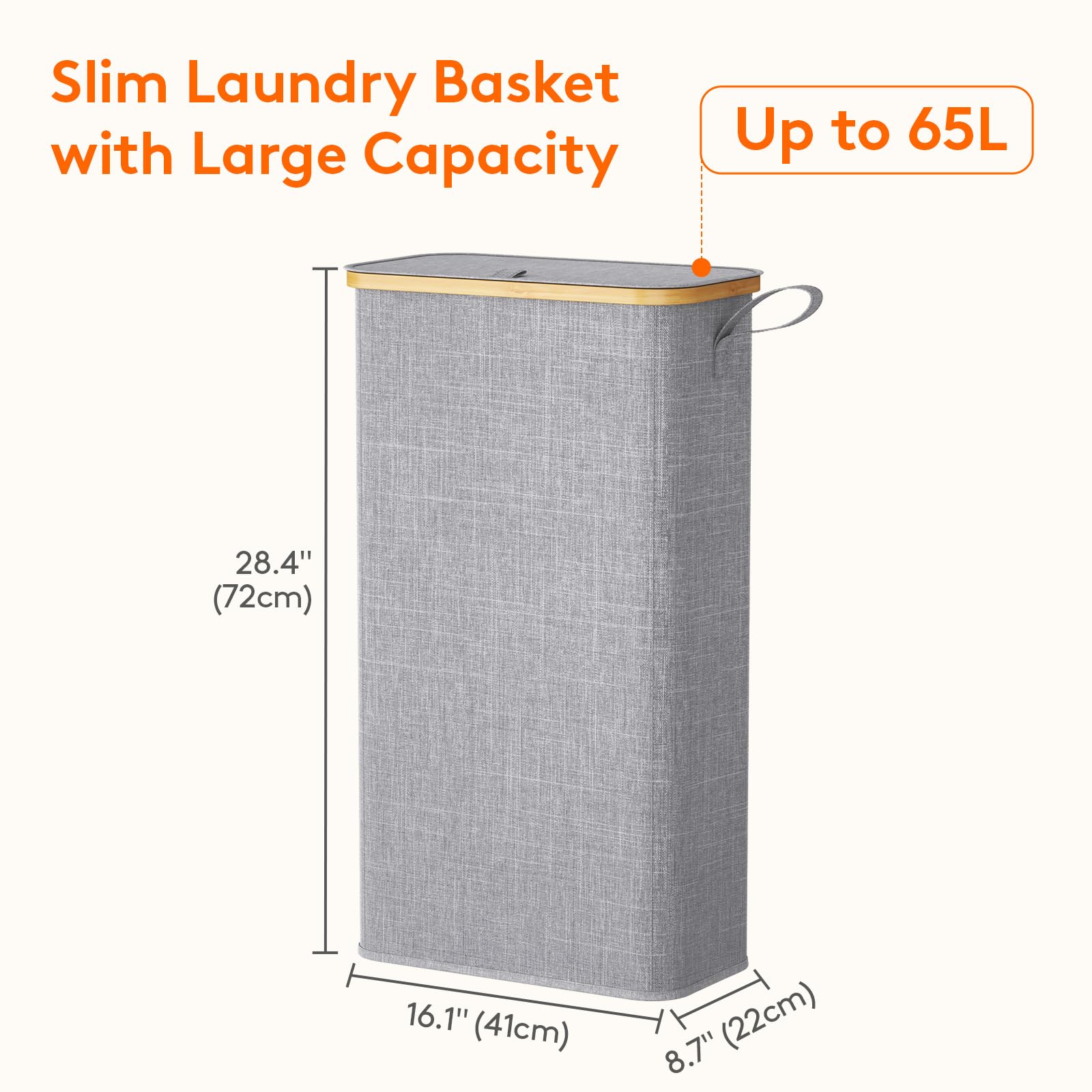 Lifewit removable inner bag close-up for easy transport and washing
