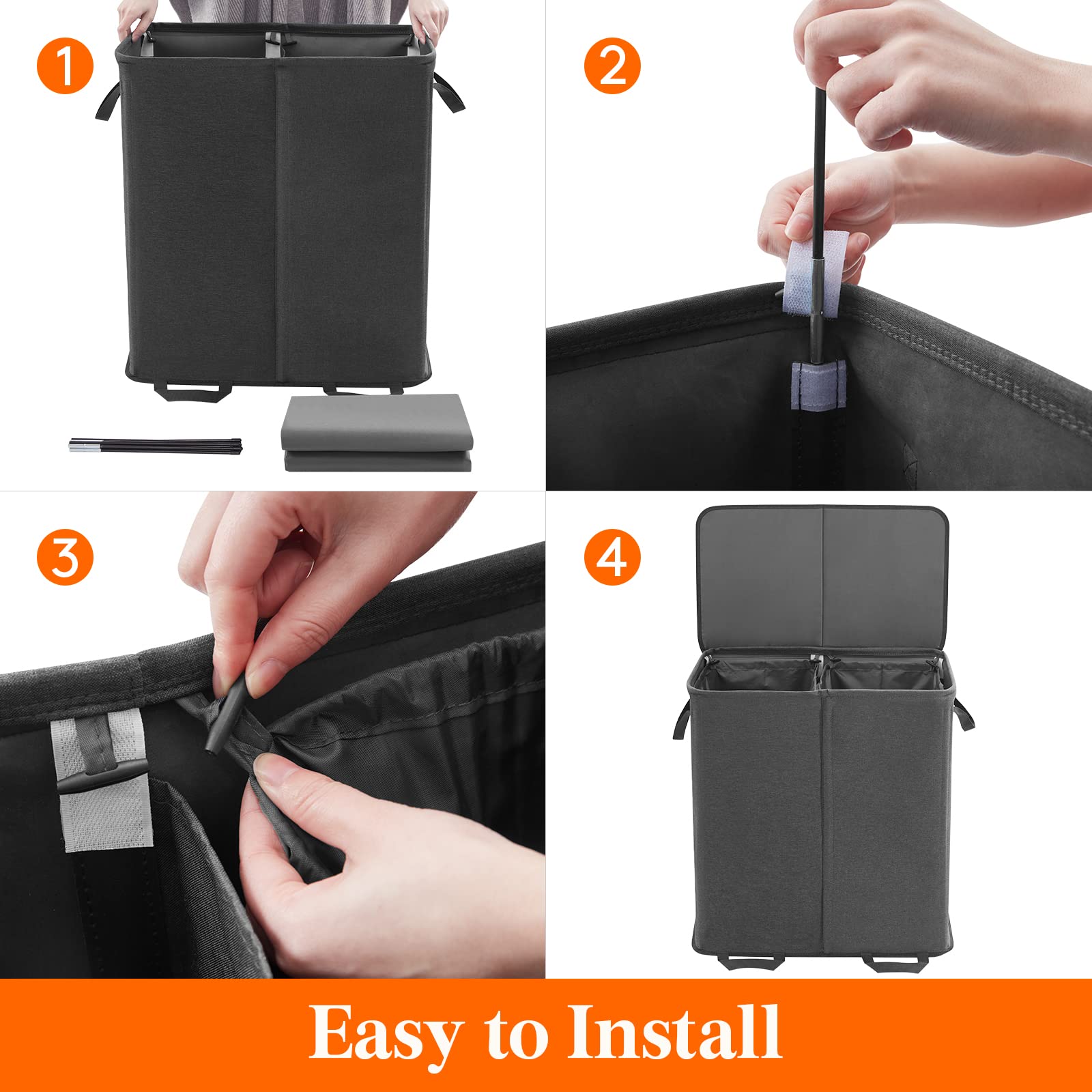 Lifewit removable bag with handle for easy carry and transfer