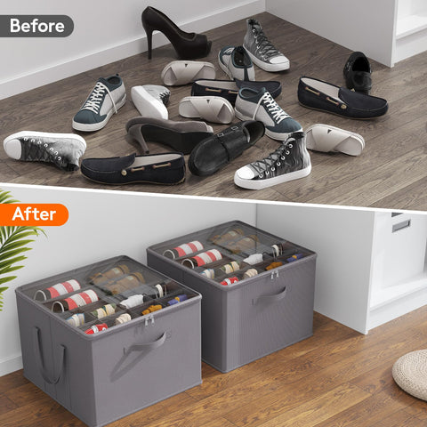 Lifewit interior with shoes arranged to show organization and quick selection