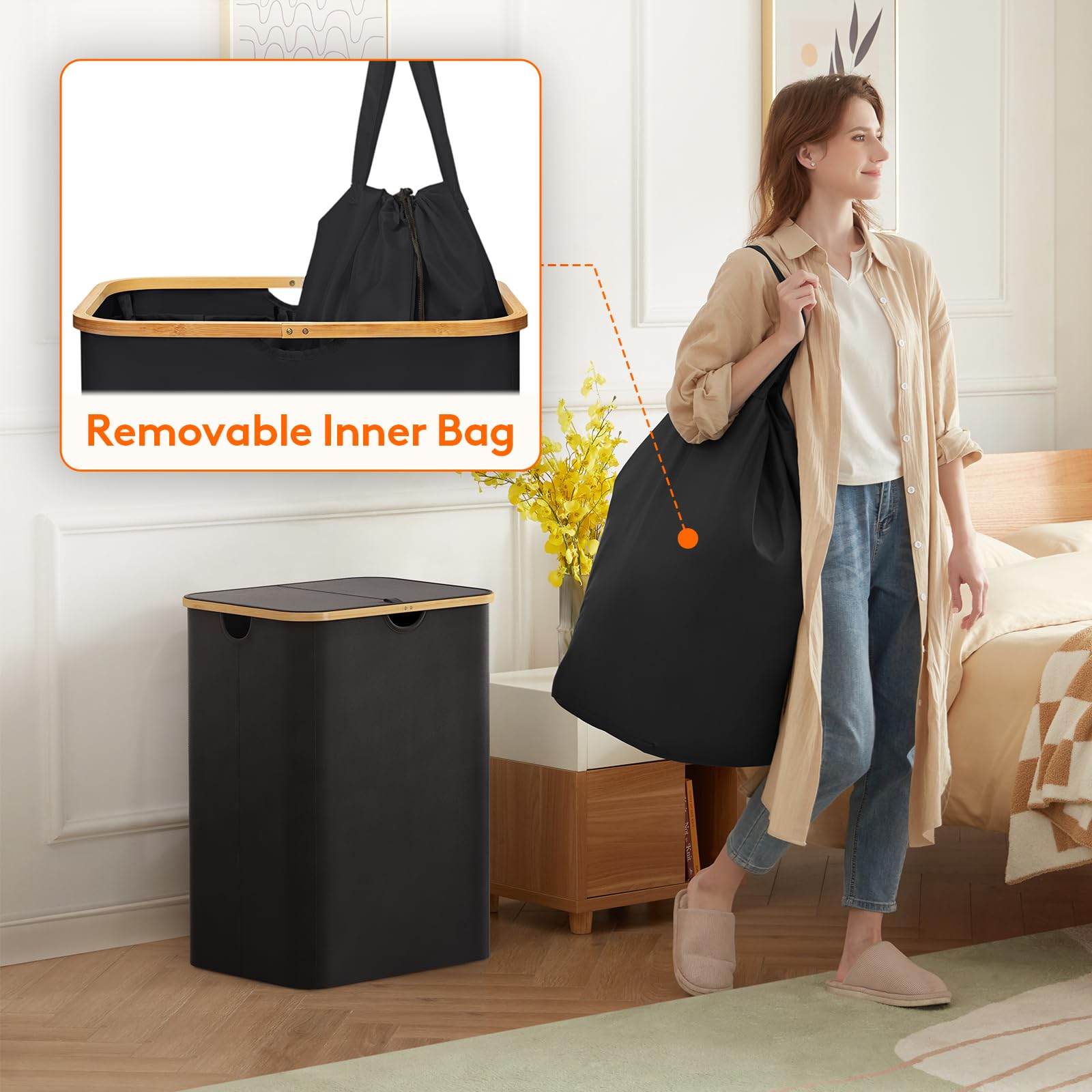 Lifewit side handle detail highlighting secure grip for carrying