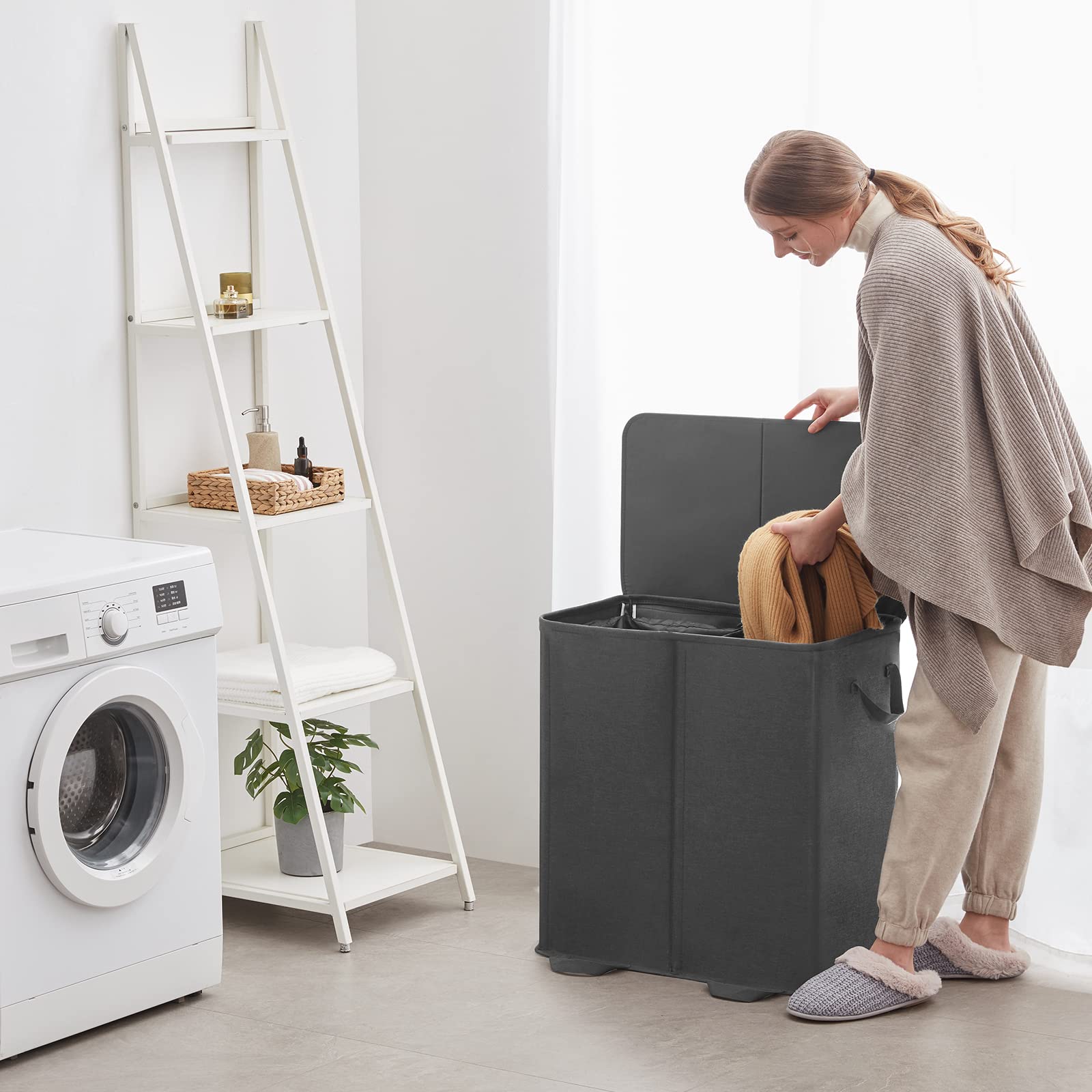 Lifewit placed beside chair showing scale and generous capacity
