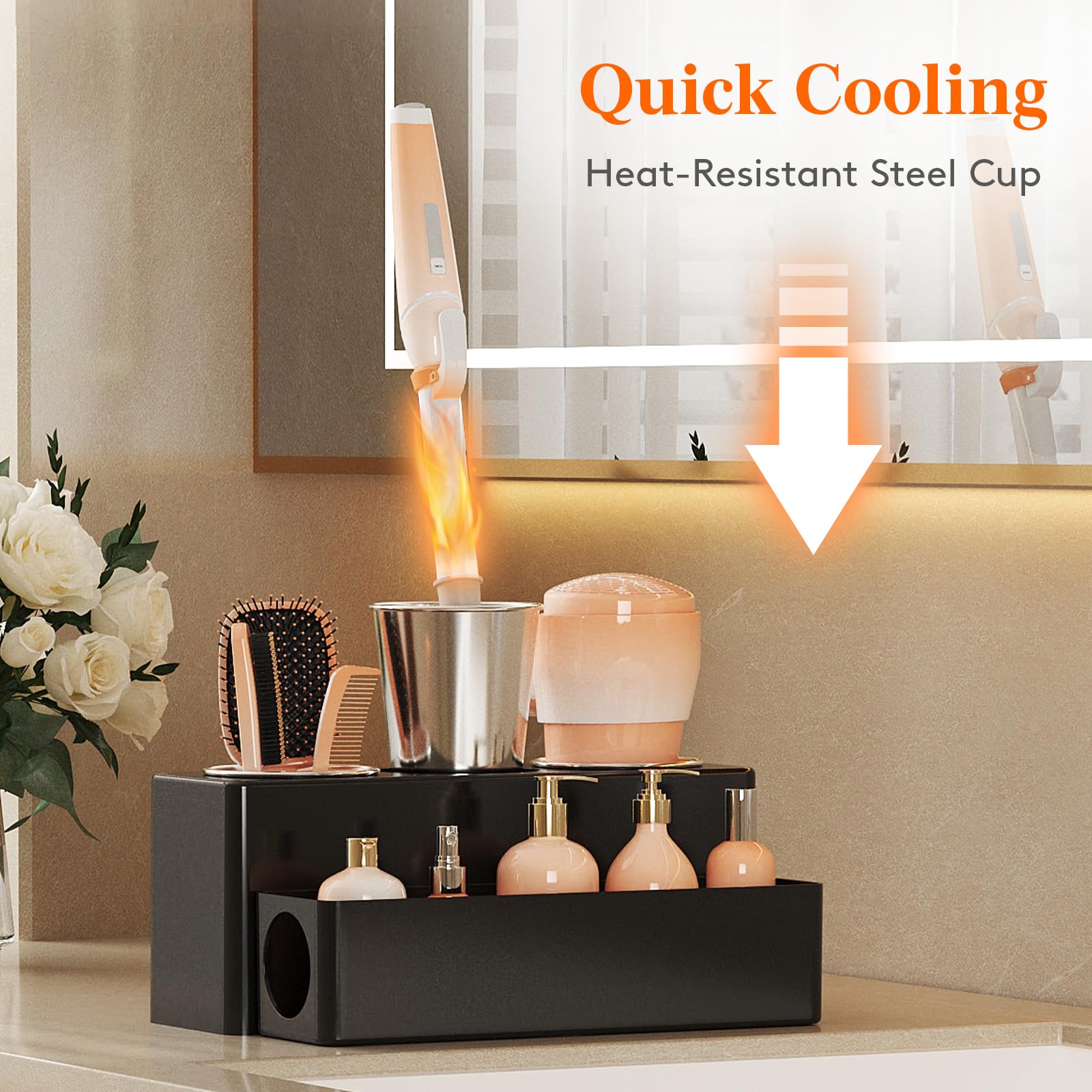 Lifewit split design on narrow counter illustrating flexible placement benefit