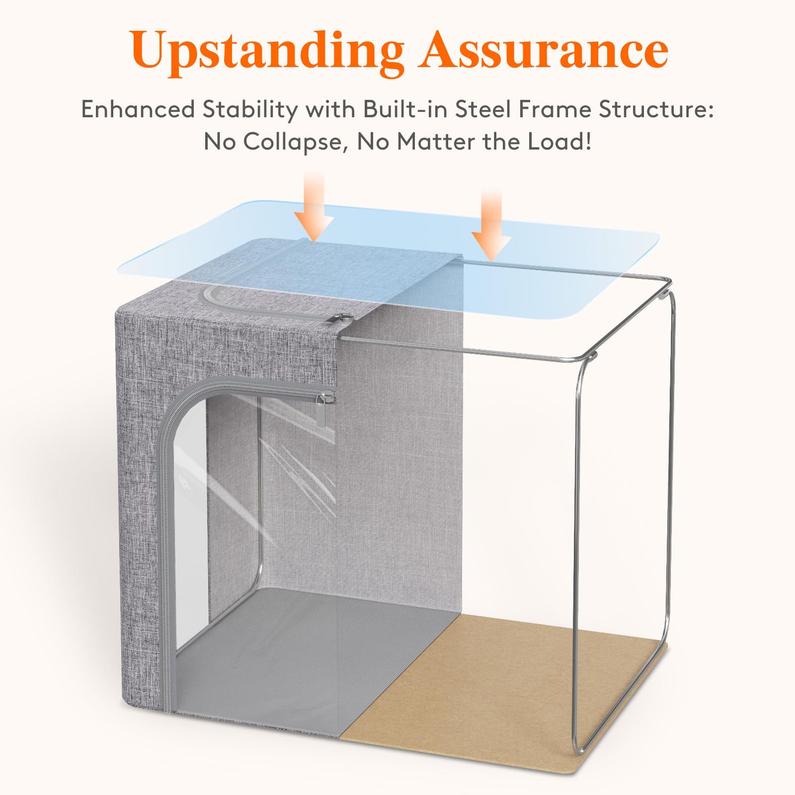 Lifewit top zipper open demonstrating quick access and easy retrieval