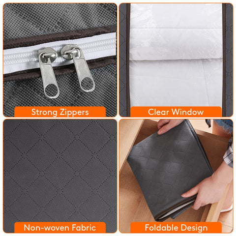Lifewit #5 two-way zipper closeup ensuring smooth, long-lasting closure