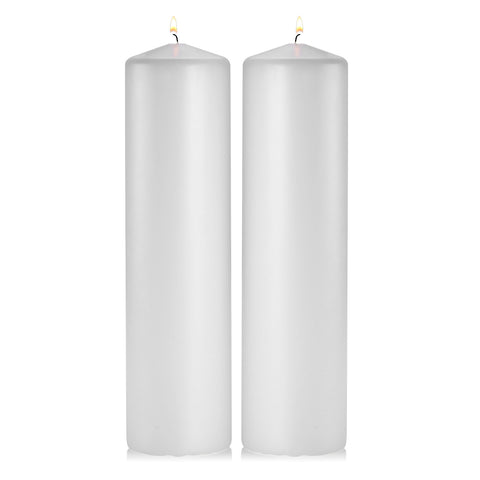 Light In The Dark pair front view showing tall white pillars, elegant ambiance