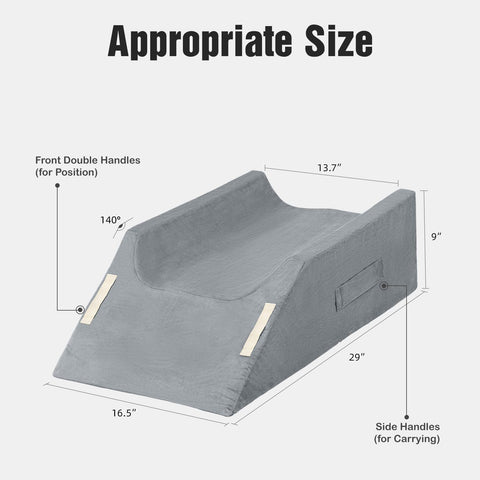 LightEase removable washable cover zipper for simple cleaning