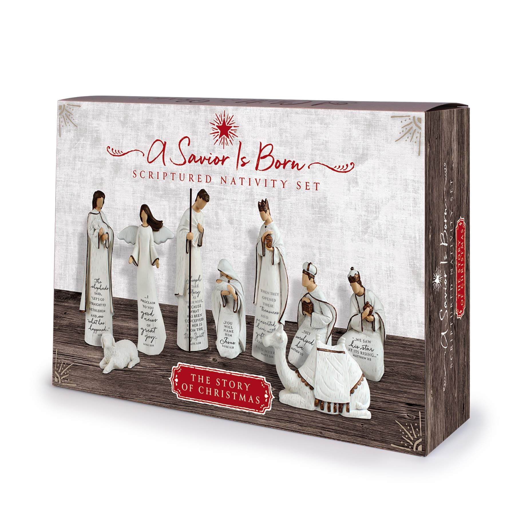Lighthouse Christian Products close-up scripture on figurine providing readable inspiration