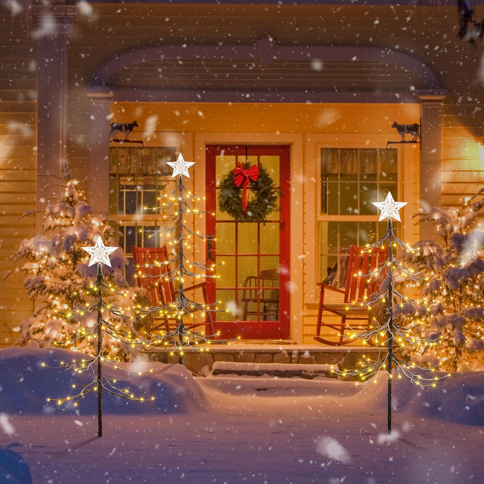 LIGHTSHARE stable tree base and stand detail offering secure indoor/outdoor placement