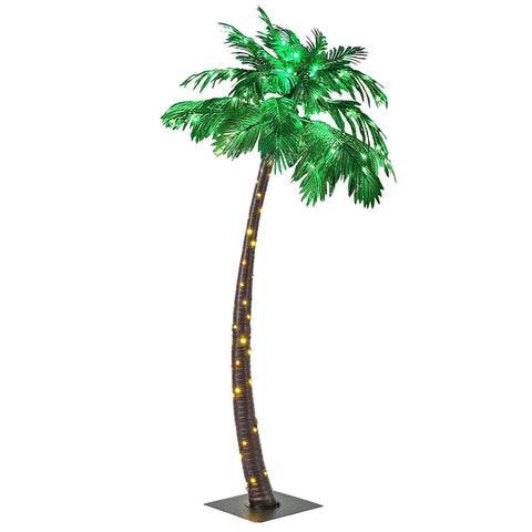 LIGHTSHARE palm tree front view showing full height and lights