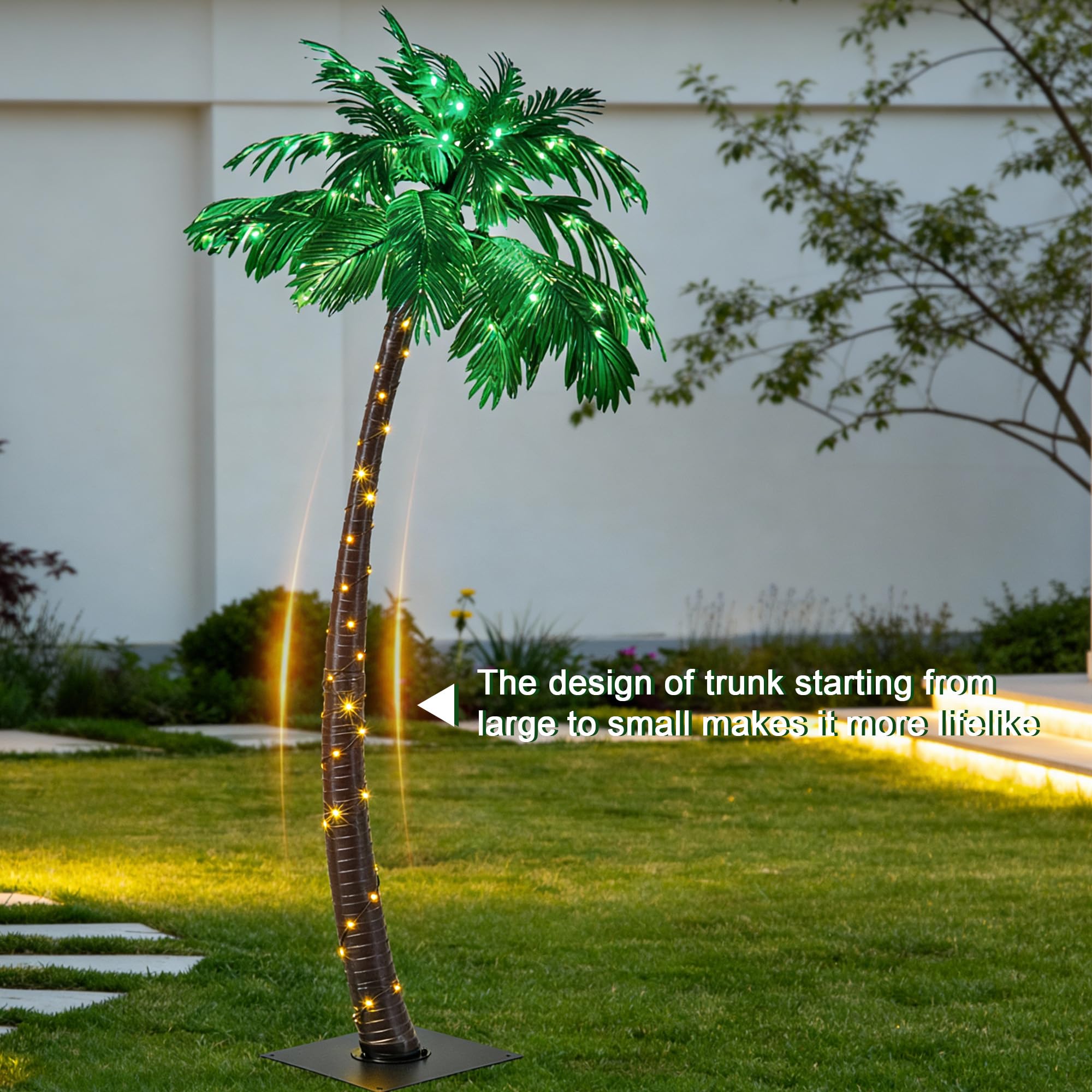 LIGHTSHARE trunk detail with copper LED lights providing sparkle