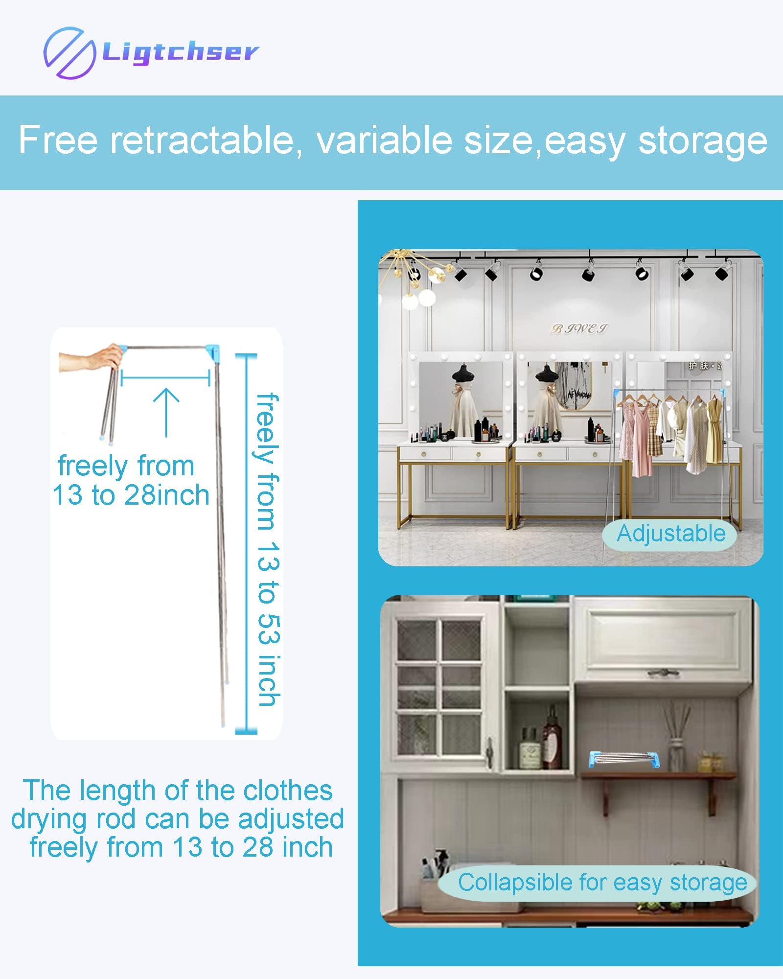 Ligtchser flannel pouch protecting folded rack for storage