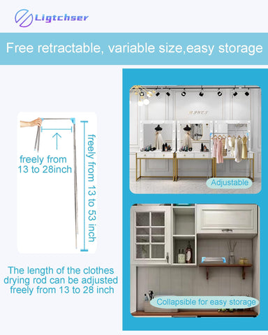 Ligtchser flannel pouch protecting folded rack for storage