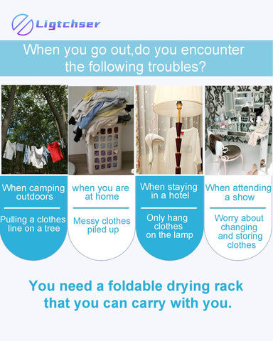Ligtchser in hotel room hanging outfits, ideal for travelers benefit