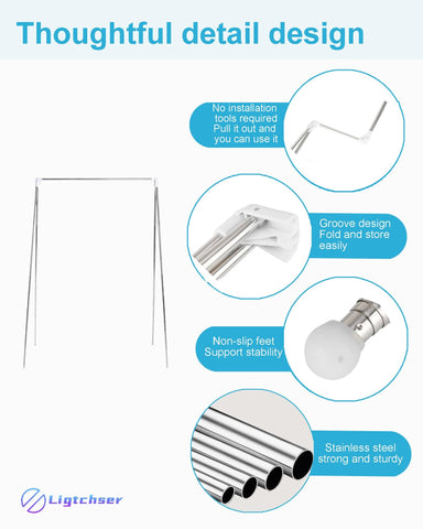 Ligtchser stainless steel joint close-up, shows durable construction benefit