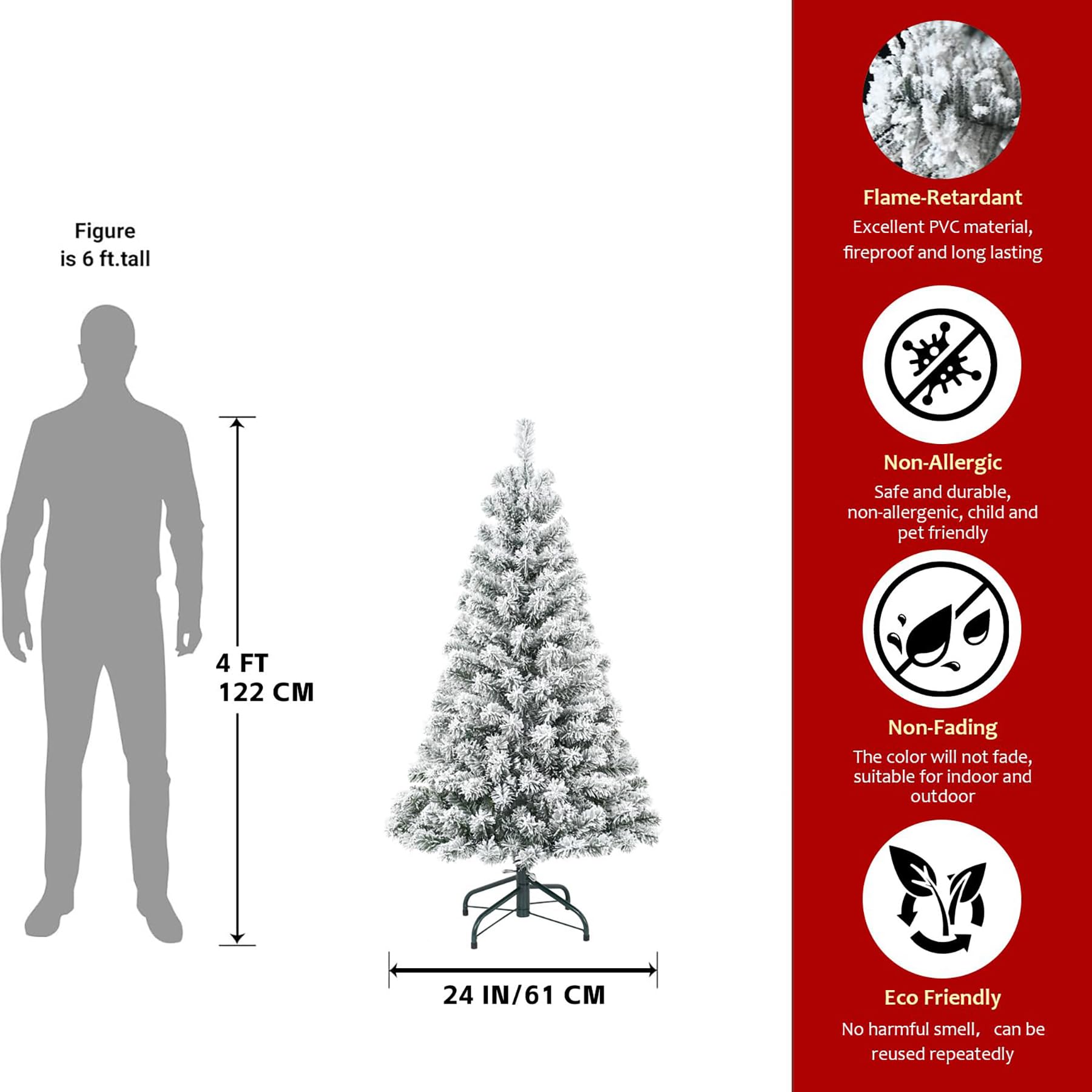 liguanow sturdy metal stand supporting tree for reliable stability on floors