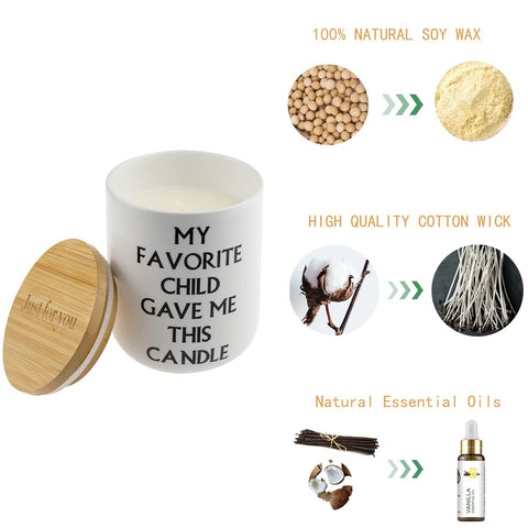 Lihome wooden lid and top view preserving fragrance and protecting wax