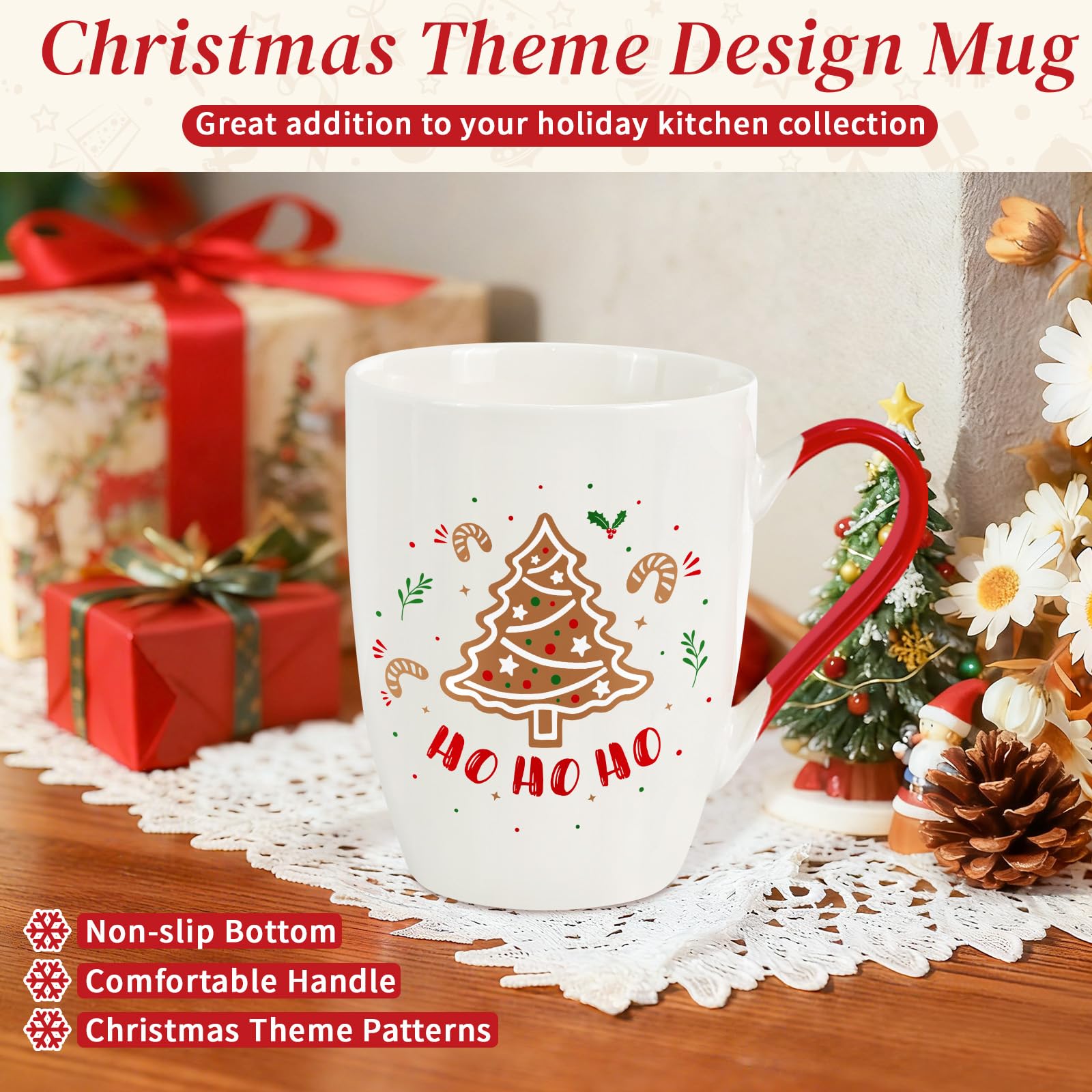 LIKAJON mug held in hand showing 12 oz scale and usable size