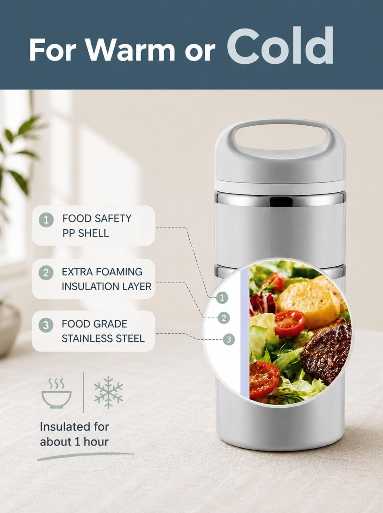 Lille Home included cutlery set for eating on the go