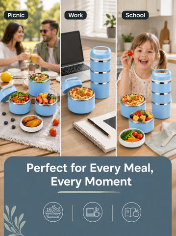 Lille Home lunch set used outdoors demonstrating portable meal solution