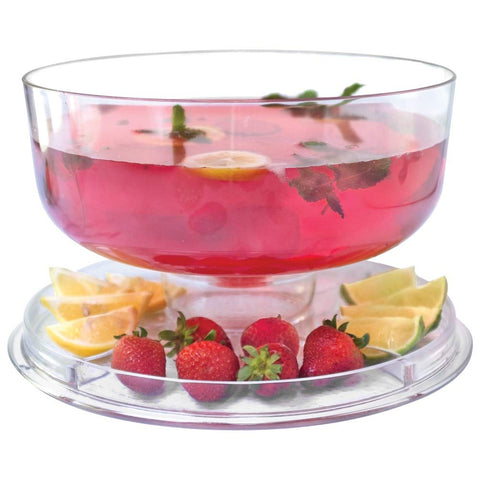 Lillian Tablesettings assembled as punch bowl demonstrating versatility and spill resistance