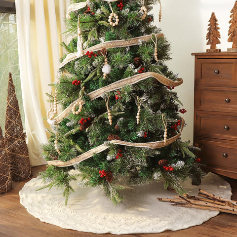 LimBridge skirt under a 7ft tree demonstrating full coverage and neat look