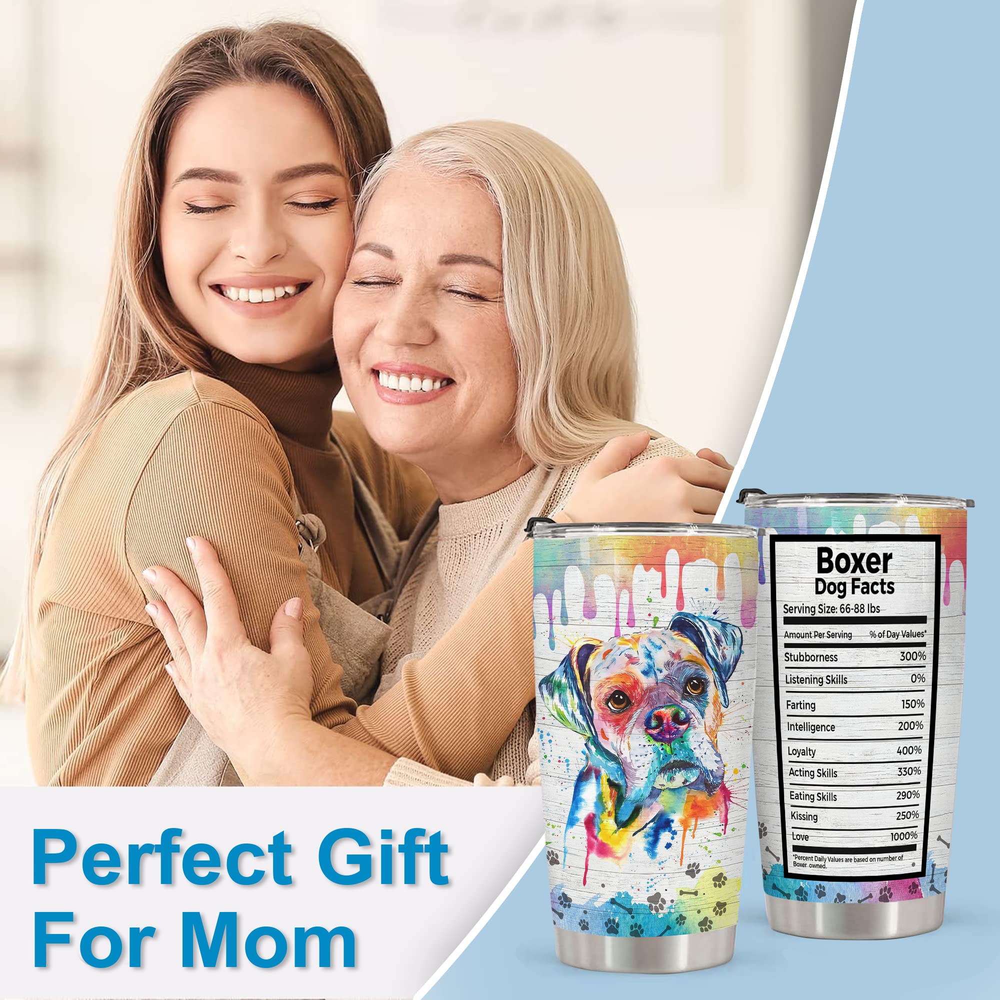 Limima tumbler side print close-up highlighting durable boxer artwork longevity